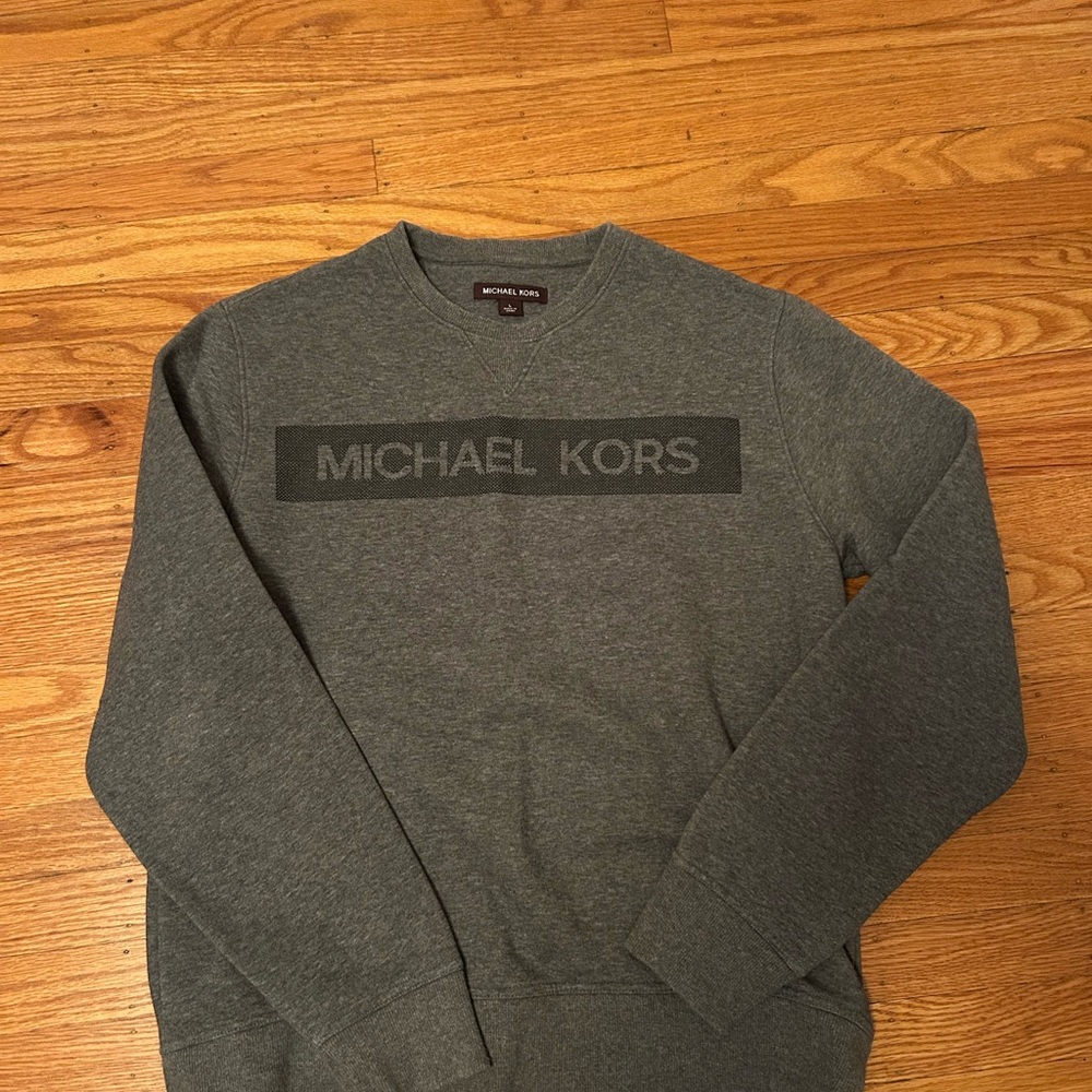 Michael Kors Charcoal Crewneck Sweatshirt